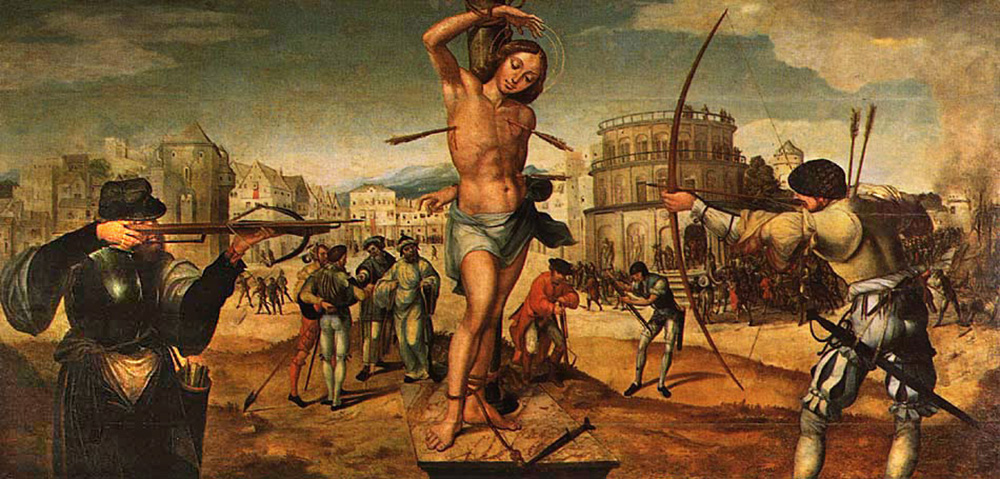 martyrdom of saint sebastian